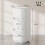 Homcom HOMCOM Slim Bedside Table, Bedside Cabinet with Open Shelf and 2 Drawers 3