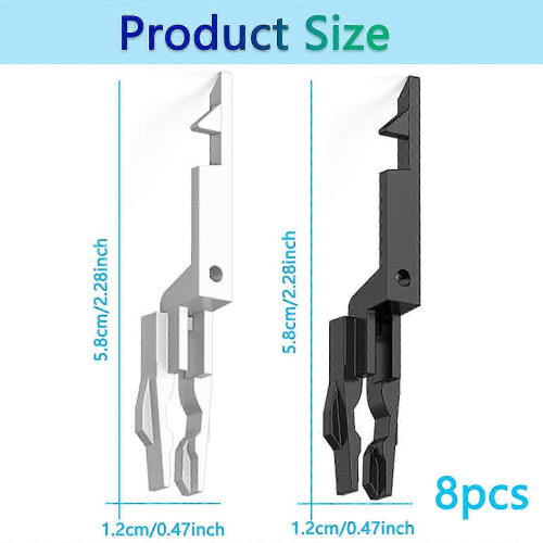 Replacement Test Keys for Fire Alarm System 8-Pack 2.28 Inches Compatible with KAC Type Call Points 1