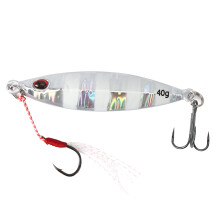 Esca artificiale Butterfly Vertical Speed, jig in metallo con design idrodinamico, jig Slow Pitch bilanciati al centro, esche artificiali