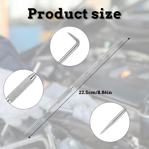 90 Degree Hook and Straight Tip Metal Marker Scriber For 2