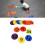 36 Stück Teppichmarker, Kinderspiel, 6 Farben, 12