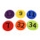 36 Stück Teppichmarker, Kinderspiel, 6 Farben, 4