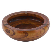 Decoratieve asbak van massief hout voor thuis, sigarenaccessoire voor mannen, prachtig ontwerp, gemakkelijk schoon te maken, individueel verpakt,