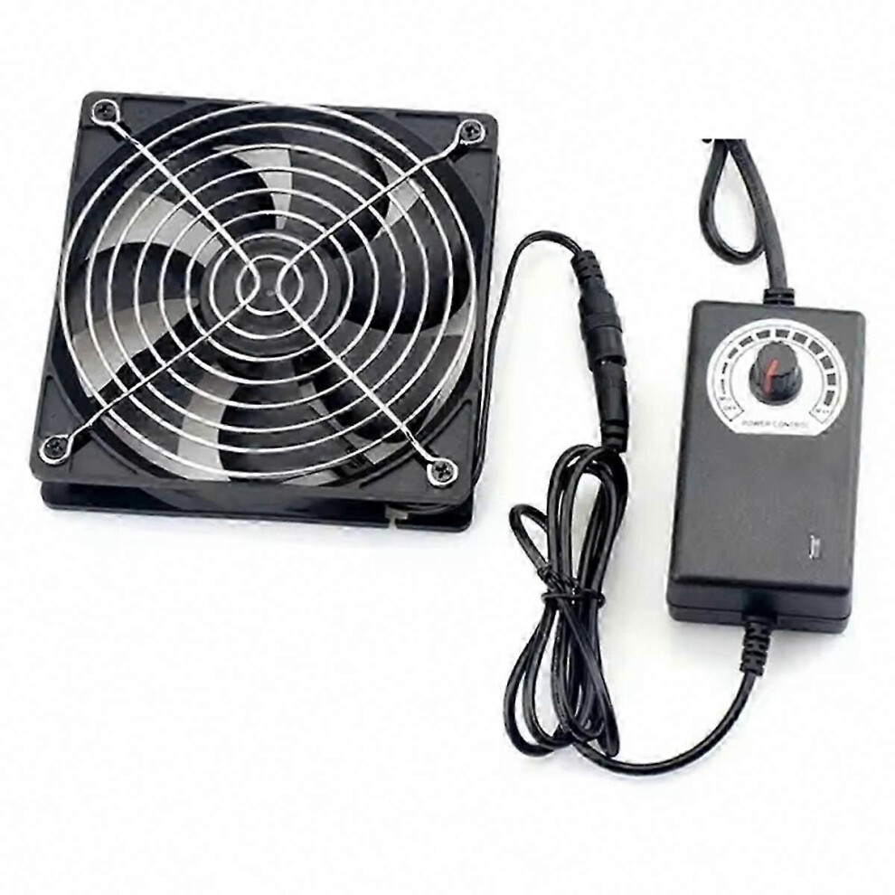 120Mm 2700Rpm Cooling Fan With Controller For Btc Mining Chassis Workstation Cabinet Radiator 6935161352443