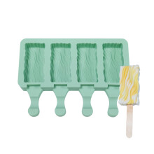 4 Cell Popsicles Mold Silicone Ice Cream Molds Food Grade Silicone Homemade