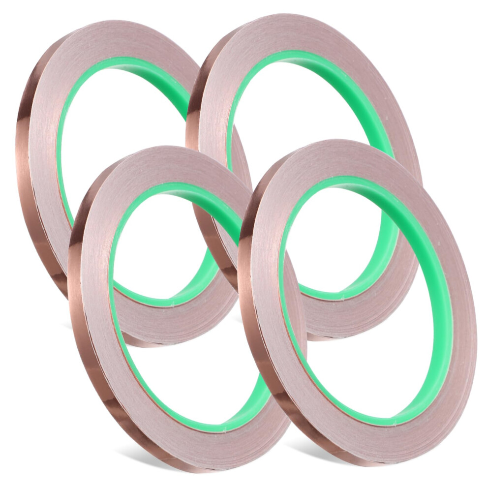 4 Rolls Conductive Copper Tape Selfadhesive For Electronics Soldering Repairs Craft Projects Versatile Use For Creative People 9001264327163