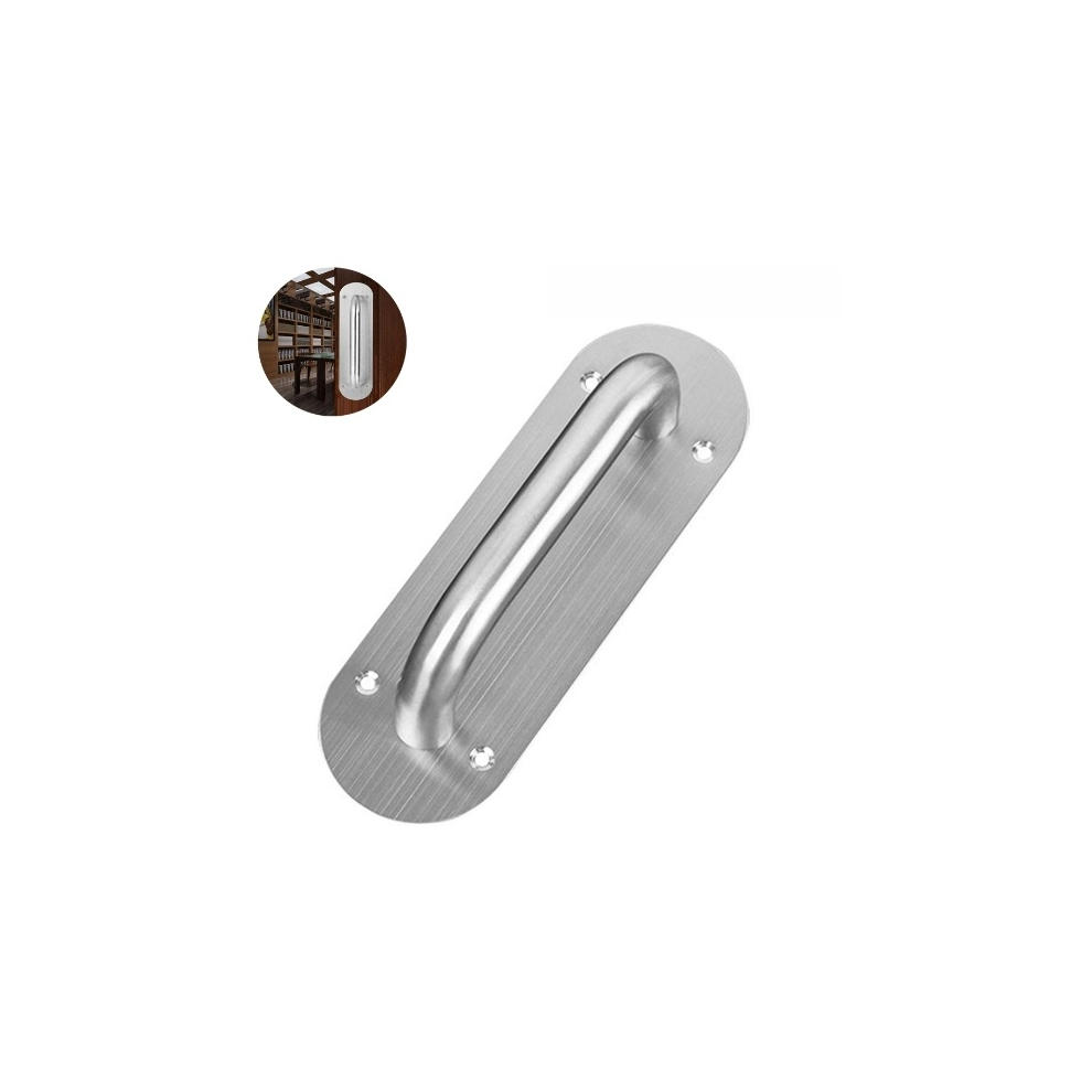 Stainless Steel Door Handle, Commercial Grade Push And Pull Plate, Aluminium Alloy For Easy Installation 9454554439624