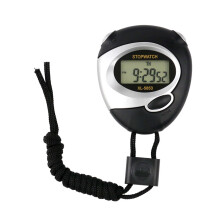 Athletic Grade Timing Device With Ergonomic Silicone-Black
