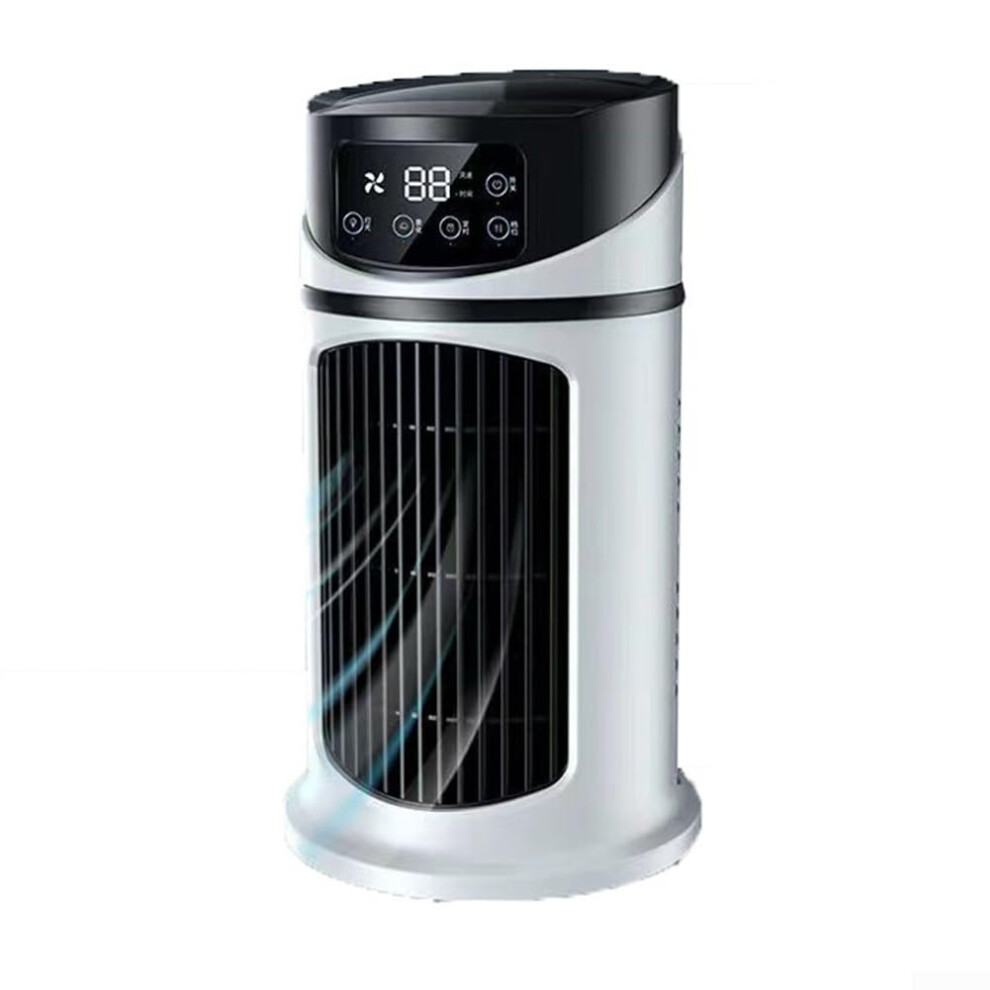 Mobile Air Conditioning Fan 6Speed Portable Desktop Fan With Timer Function And Lcd Display 9119770168504