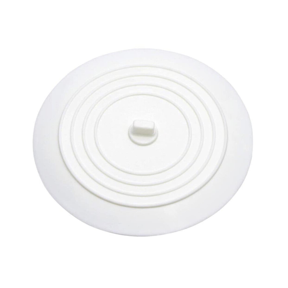 Drain Plug Bathroom Sink Silicone Stopper 1Pc White 9001264327927