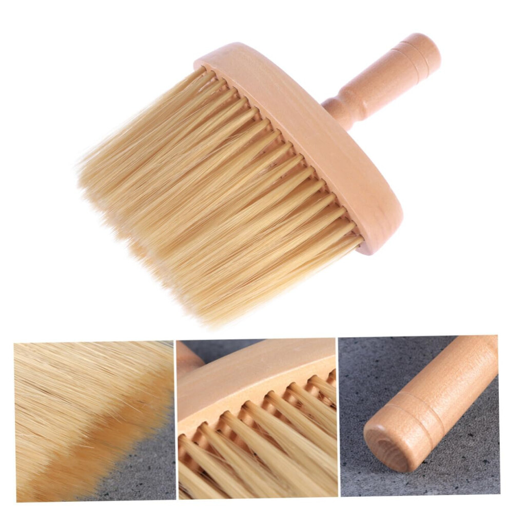 Hairdressing Neck Duster Brush Soft Bristles for Easy Hair Removal Barber Salons and Home Use for Neckline Cleanup and Styling