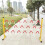 Retractable traffic barrier, folding gate, barrier gate, expandable barrier 5