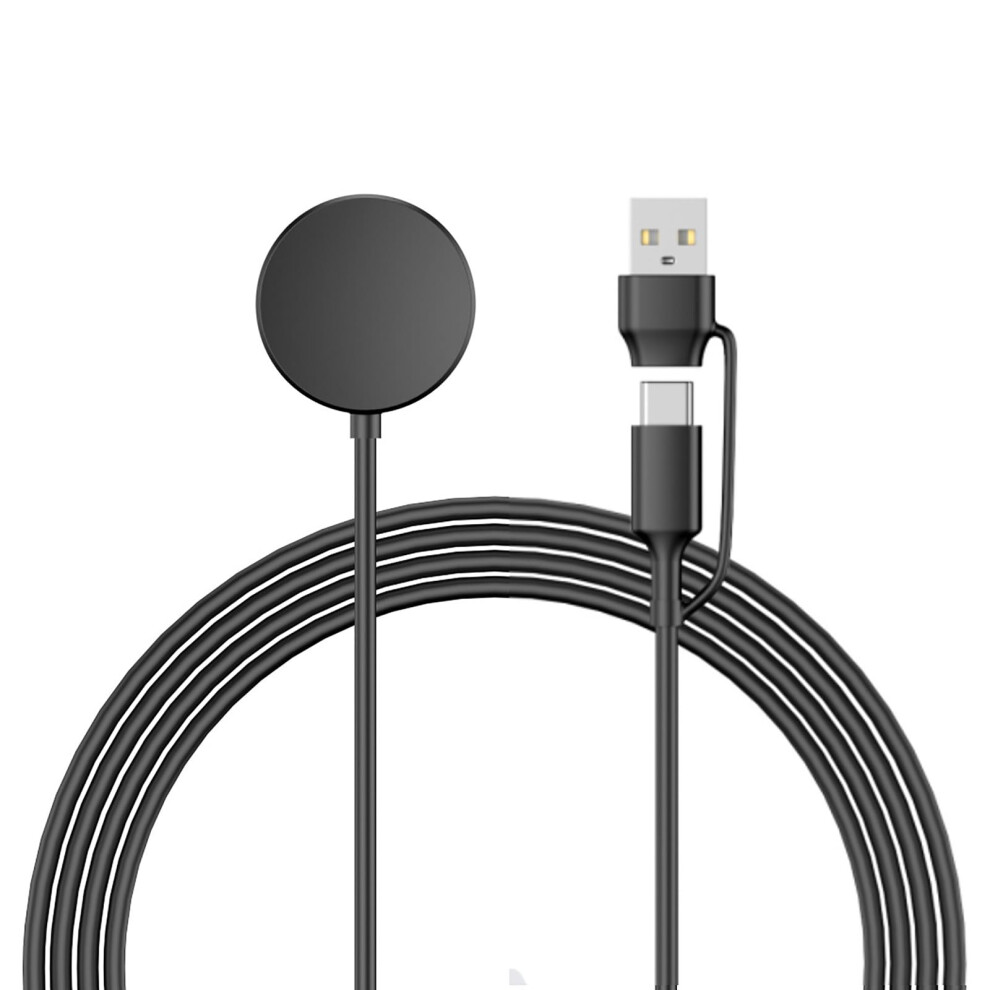 Charging Cable For Watch Pvc Cord Usbc To Typec Compatible With Watch 6 Black 9119770167194