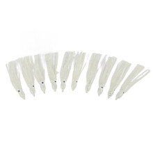 Gonne di polpo in silicone di alta qualità Esche in plastica morbida Attrezzatura da pesca in acqua salata Texture realistica Materiale ecologico
