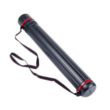Tubo de dibujo de plástico firme, carcaj protector para flechas de tiro con arco con tubo telescópico extensible, resistente a la luz, portátil y