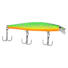 Esca di precisione per la pesca, esca Vivid da 11 cm con affondamento lento naturale e immagine realistica, esche morbide per spigole e trote,