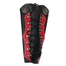 Protector de brazo para tiro con arco, correa ajustable de cuero, experiencia de uso cómoda, brazalete medieval, diseño tradicional, protección