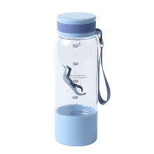 Botella mezcladora eléctrica con filtro incorporado, vaso mezclador portátil de material Tritan para bebidas proteicas, vasos recargables para