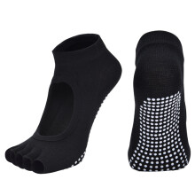 Yoga-Socken, halbe Zehen, atmungsaktiv, offener