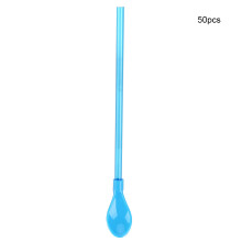 Conjunto de talheres reutilizáveis multifuncionais com colher e canudo, com design destacável, ideal para chá de bolhas, smoothies e bebidas