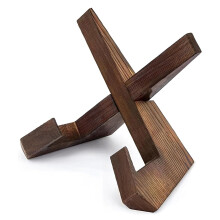 Recipe Book Stand Wooden Portable Cookbook Holder For Kitchen Tablet iPad Compatibility