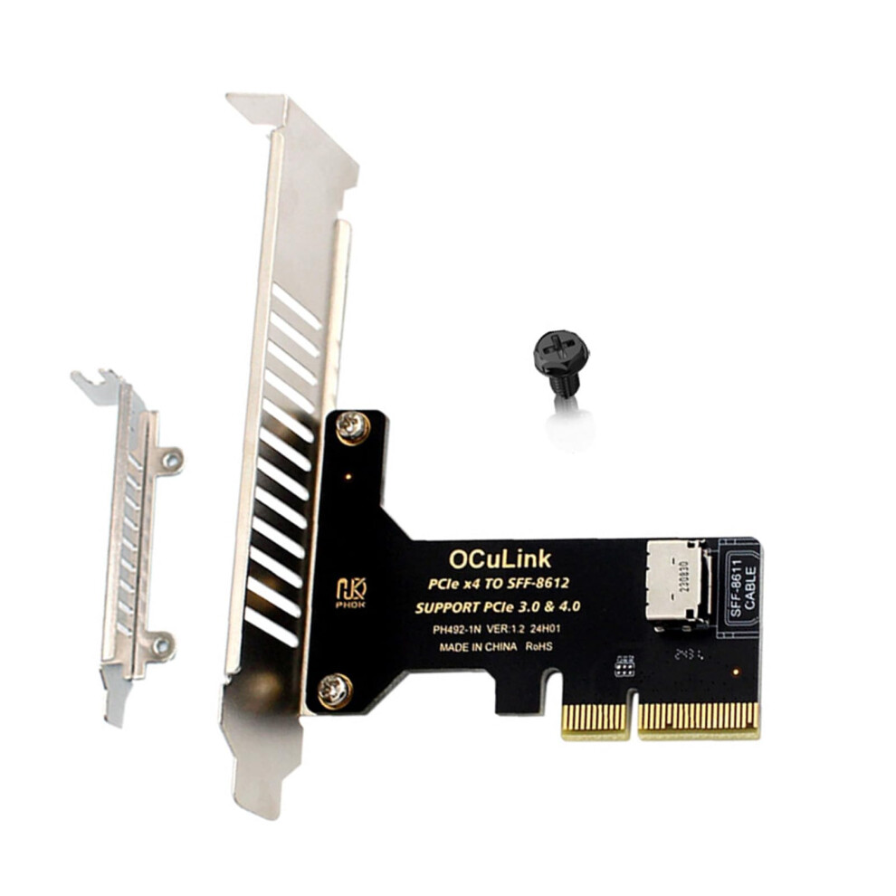 Pcie To Sff8611 Sff8612 Adapter U.2 Disk Converter, Pcie Expansion Card, Sff8611/8612 Compatible 9001264328122