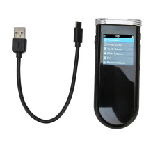 Met wachtwoord beveiligde spraakrecorder met afspeelfunctie en MP3-speler, dubbele microfoon, hoogwaardig digitaal audio-opnameapparaat voor kantoor.