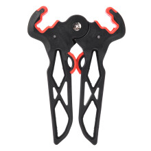 Suporte para arco composto, suporte de chão reutilizável, design com mola embutida, material de alta qualidade, encaixe universal, leve e durável