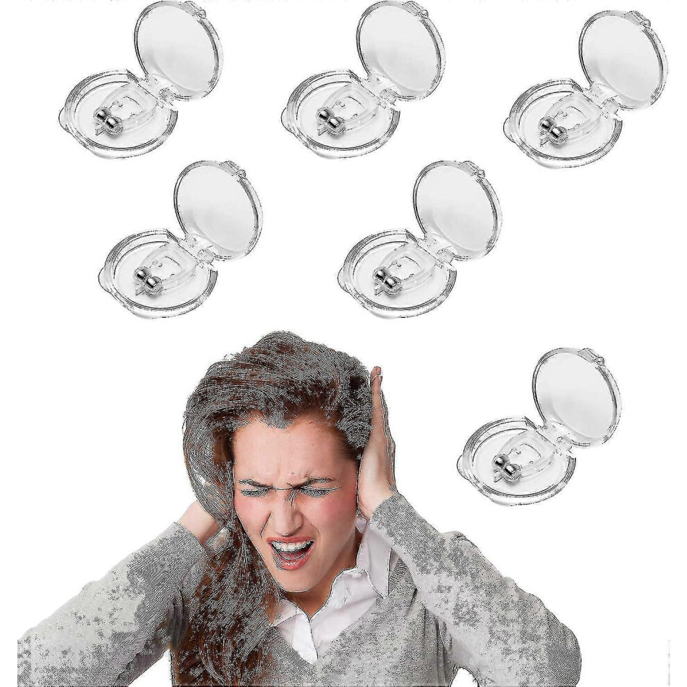 6Pcs Tinnitus Relief Device, Tinnitus Relief For Ringing Ears-Device, Tinnitus Relief Device, Tinnitus Treatment Stop Ear Ringing, Tinnitus Ear Cuffs