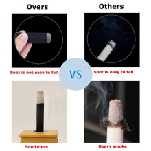 10Pcs/Box Smokeless Moxa Rolls Moxibustion Sticks Relieve Pain Traditional Wormwood Strips
