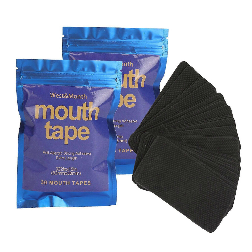 90pcs Mouth Tape for Sleeping Reduce Dry Mouth Gentle Nose Breathing Training Sleep Strips