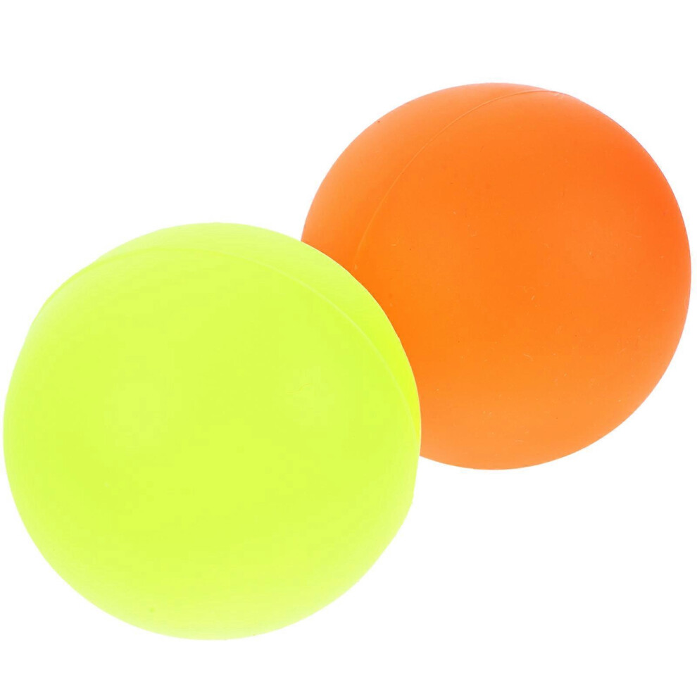 Red 2Pcs Massage Balls Silicone Mobility Ball For Trigger Point Therapy