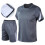 Kurzarm-Trainingsanzüge für Herren, lässig, 4