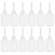 12 Pack 200ml Disposable Enema Bottles - Clear Portable Douche Applicator for Anal & Vaginal Cleansing (Men & Women)