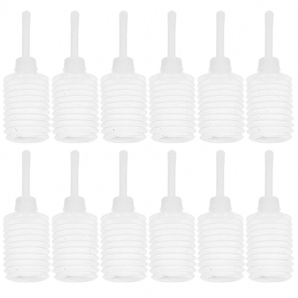 12 Pack 200ml Disposable Enema Bottles - Clear Portable Douche Applicator for Anal & Vaginal Cleansing (Men & Women)