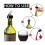 2-pack Drip Cap 4cl With Automatic Measure Transparent 3