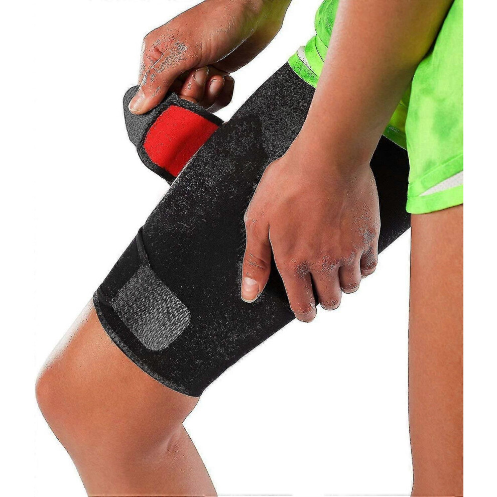 Adjustable Thigh Brace Support,unisex Breathable Neoprene Non-slip Sleeve