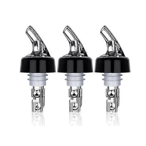 2-pack Drip Cap 4cl With Automatic Measure Transparent 1