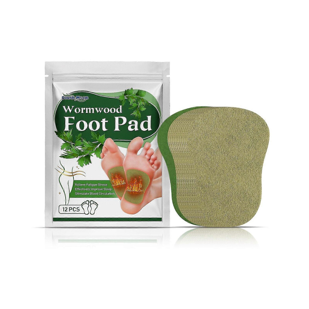 60/120pc Wormwood Foot Patch Heel Fatigue Pain Relieve Stress Detoxification Help Sleeping Body Detox Sticker Detoxifying Patch