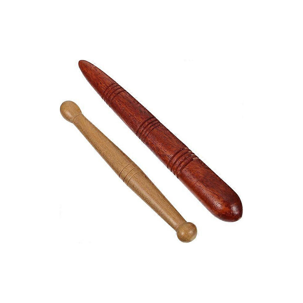 2pcs Thai wooden foot massage health reflexology stick tools