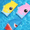 Kinder Silikon Schwimmen Cartoon Muster Kleine 10