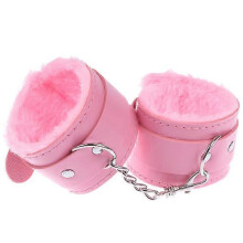 Wrist Bracelet Women Men Fluffy Leather Handcuffs Adjustable No - Fashion Accessory for Parties and Events