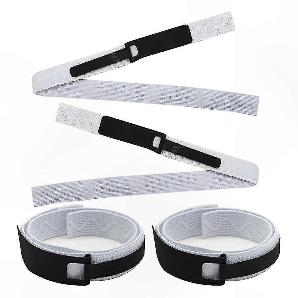 Catheter Leg Strap Holder - 4 Pack Elastic Urinary Legband for Secure Catheter Stabilization