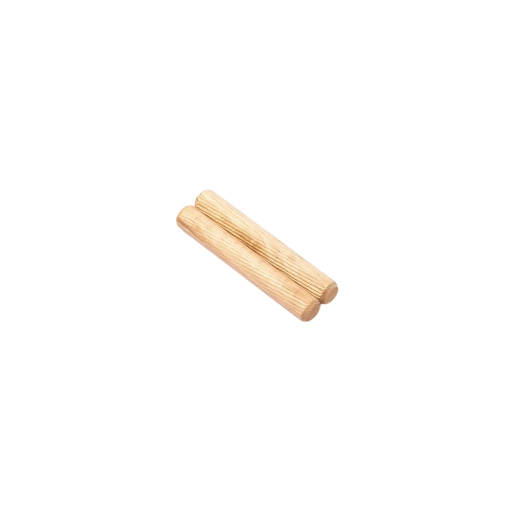 100Pcs Wooden Dowel Pin Wood Dried Fluted Beveled-8Mmx40mm 7754000928781