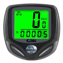 Veelzijdige fietssnelheidsmeter, waterdichte draadloze fietscomputer, automatische wekfunctie, groene achtergrondverlichting voor nachtritten,