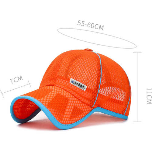 Youth Trucker Cap Adjustable Snapback Unisex Breathable Mesh One Size 2