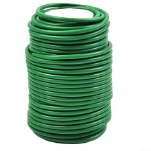 Plant Ties & Supports | 8M/10M Soft Garden Twine | Rubber Coated Green Support Wire For Vines Weatherproof 2.5mmx10m