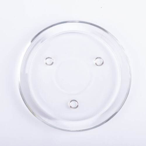 VINCENTIA Round Glass Coaster Diameter 14 cm Clear