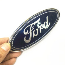 Ford Oval Grille Badge Car Emblem Sticker Met ABS Materiaal Voor- en Achterpuntje