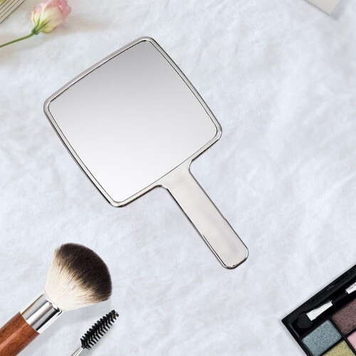 Vanity Mirror with Solid Black Frame, Non-Toxic Material, Handheld Mirror for Salons & Personal Care, High Definition Reflection 2